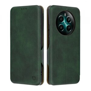 Husa pentru Realme 13 4G / 12 4G / 12+, Techsuit, Safe Wallet Plus, Verde