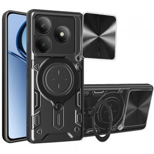 Husa pentru Realme C63 / C61, Techsuit, CamGuard Pro, Neagra