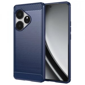 Husa pentru Realme GT 6T / GT 6, Techsuit, Carbon, Albastra