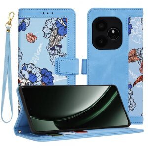 Husa pentru Realme GT 6T / GT 6, Techsuit, FlipCraft, Bleu