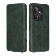 Husa pentru Realme GT 6T / GT 6, Techsuit, Safe Wallet Plus, Verde