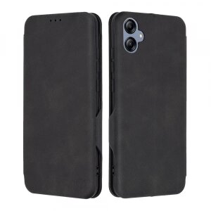 Husa pentru Samsung Galaxy A04e A042 / M04 M045, Techsuit, Safe Wallet Plus, Neagra