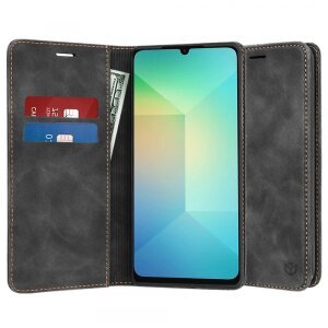 Husa pentru Samsung Galaxy A06 A065, Techsuit, Confy, Neagra