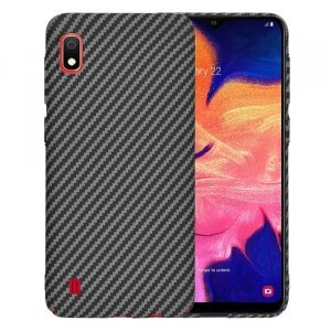 Husa pentru Samsung Galaxy A10 A105, Techsuit, Carbonite FiberShell, Neagra