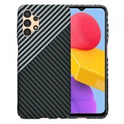 Husa pentru Samsung Galaxy A13 A135, Techsuit, Carbonite FiberShell, Gri
