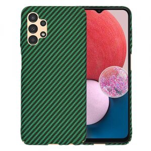 Husa pentru Samsung Galaxy A13 A135, Techsuit, Carbonite FiberShell, Verde