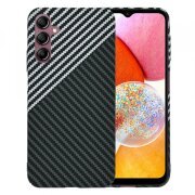 Husa pentru Samsung Galaxy A14 A145 / A14 5G A146, Techsuit, Carbonite FiberShell, Gri