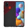 Husa pentru Samsung Galaxy A21s A217, Techsuit, Carbonite FiberShell Vortex, Rosie
