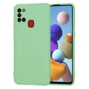 Husa pentru Samsung Galaxy A21s A217, Techsuit, SoftFlex, Verde