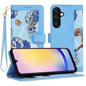 Husa pentru Samsung Galaxy A25 A256, Techsuit, FlipCraft, Bleu