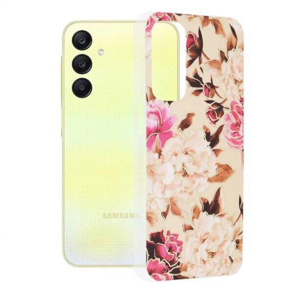 Husa pentru Samsung Galaxy A25 A256, Techsuit, Marble, Bej