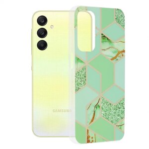 Husa pentru Samsung Galaxy A25 A256, Techsuit, Marble, Verde