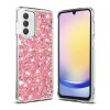 Husa pentru Samsung Galaxy A25 A256, Techsuit, Sparkly Glitter, Roz