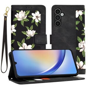 Husa pentru Samsung Galaxy A34 A346, Techsuit, FlipCraft, Neagra