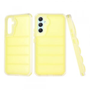 Husa pentru Samsung Galaxy A34 A346, Techsuit, Wave Shield, Galbena