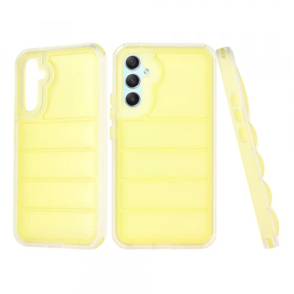 Husa pentru Samsung Galaxy A34 A346, Techsuit, Wave Shield, Galbena