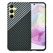 Husa pentru Samsung Galaxy A35 5G A356, Techsuit, Carbonite FiberShell, Gri