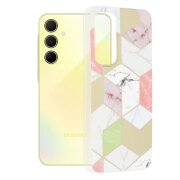 Husa pentru Samsung Galaxy A35 5G A356, Techsuit, Marble, Mov