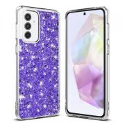 Husa pentru Samsung Galaxy A35 5G A356, Techsuit, Sparkly Glitter, Mov