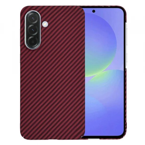 Husa pentru Samsung Galaxy A36 A366, Techsuit, Carbonite FiberShell, Rosie