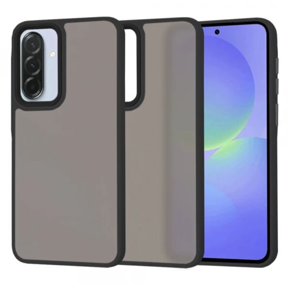 Husa pentru Samsung Galaxy A36 A366, Techsuit, HaloFrost, Neagra