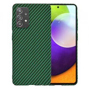 Husa pentru Samsung Galaxy A52s 5G A528 / A52 5G A526 / A52 A525, Techsuit, Carbonite FiberShell, Verde