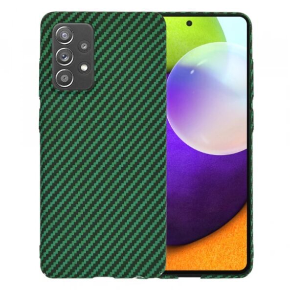 Husa pentru Samsung Galaxy A52s 5G A528 / A52 5G A526 / A52 A525, Techsuit, Carbonite FiberShell, Verde