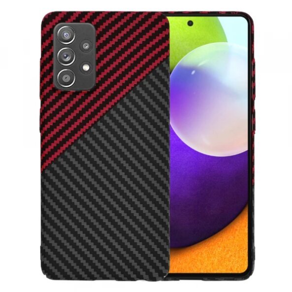 Husa pentru Samsung Galaxy A52s 5G A528 / A52 5G A526 / A52 A525, Techsuit, Carbonite FiberShell Vortex, Rosie