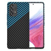 Husa pentru Samsung Galaxy A53 5G A536, Techsuit, Carbonite FiberShell, Bleu
