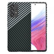 Husa pentru Samsung Galaxy A53 5G A536, Techsuit, Carbonite FiberShell, Gri
