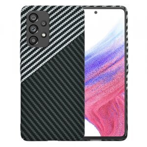 Husa pentru Samsung Galaxy A53 5G A536, Techsuit, Carbonite FiberShell, Gri