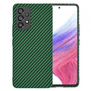 Husa pentru Samsung Galaxy A53 5G A536, Techsuit, Carbonite FiberShell, Verde