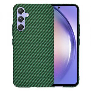 Husa pentru Samsung Galaxy A54 A546, Techsuit, Carbonite FiberShell, Verde