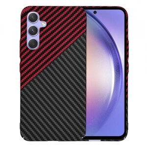 Husa pentru Samsung Galaxy A54 A546, Techsuit, Carbonite FiberShell Vortex, Rosie
