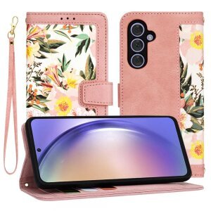 Husa pentru Samsung Galaxy A54 A546, Techsuit, FlipCraft, Roz