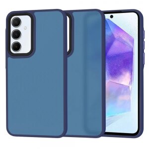 Husa pentru Samsung Galaxy A55 5G A556, Techsuit, HaloFrost, Bleumarin