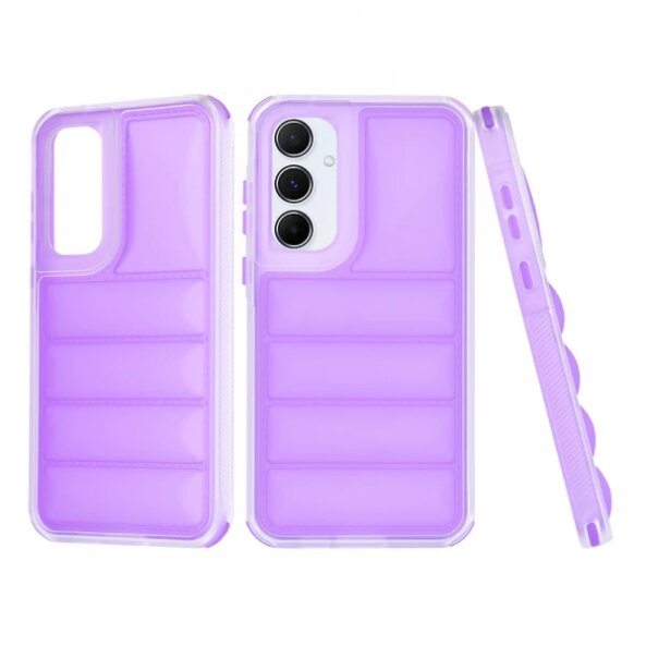 Husa pentru Samsung Galaxy A55 5G A556, Techsuit, Wave Shield, Mov