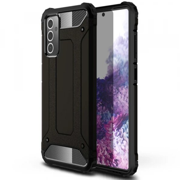 Husa pentru Samsung Galaxy A82, Techsuit, Hybrid Armor, Neagra