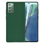 Husa pentru Samsung Galaxy Note 20 5G N981 / Note 20 N980, Techsuit, Carbonite FiberShell, Verde