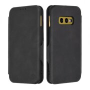 Husa pentru Samsung Galaxy S10e G970, Techsuit, Safe Wallet Plus, Neagra