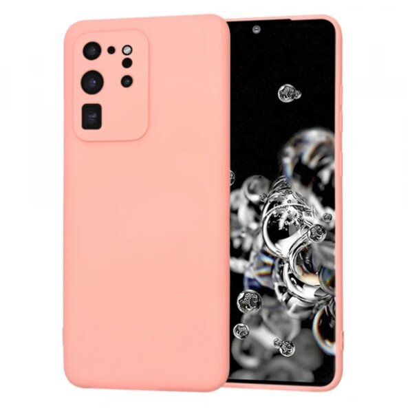 Husa pentru Samsung Galaxy S20 Ultra 5G G988 / S20 Ultra G988, Techsuit, SoftFlex, Roz Deschis