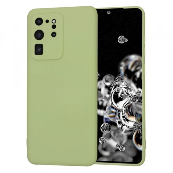 Husa pentru Samsung Galaxy S20 Ultra 5G G988 / S20 Ultra G988, Techsuit, SoftFlex, Verde Deschis