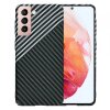 Husa pentru Samsung Galaxy S21 5G G991, Techsuit, Carbonite FiberShell, Gri