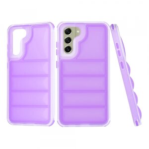 Husa pentru Samsung Galaxy S21 FE 5G G990, Techsuit, Wave Shield, Mov