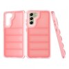 Husa pentru Samsung Galaxy S21 FE 5G G990, Techsuit, Wave Shield, Rosie