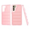 Husa pentru Samsung Galaxy S21 FE 5G G990, Techsuit, Wave Shield, Roz