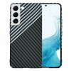 Husa pentru Samsung Galaxy S22 5G S901, Techsuit, Carbonite FiberShell, Gri