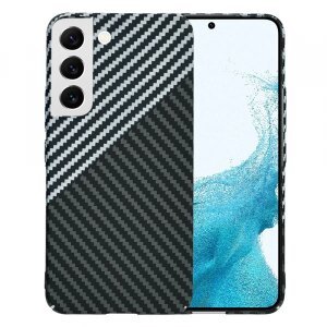 Husa pentru Samsung Galaxy S22 5G S901, Techsuit, Carbonite FiberShell, Gri