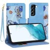 Husa pentru Samsung Galaxy S22 5G S901, Techsuit, FlipCraft, Bleu