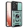 Husa pentru Samsung Galaxy S22+ 5G S906, Techsuit, CamShield, Verde